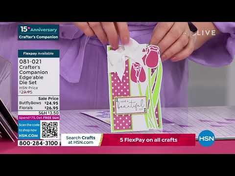 Crafter's Companion Gemini Modern Florals Edge'able Dies