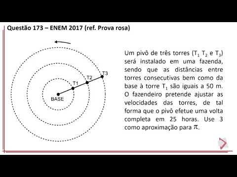ENEM 2017 - Questão 173 Prova Rosa - Q.171 Azul - Q.175 Amarela - Q.167 Cinza