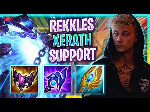REKKLES PLAYS XERATH SUPPORT IN A NORMAL! | Rekkles Plays Xerath Support vs Maokai! | Season 2022