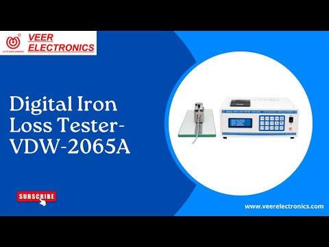 Veer Meke Digital Iron Loss Tester