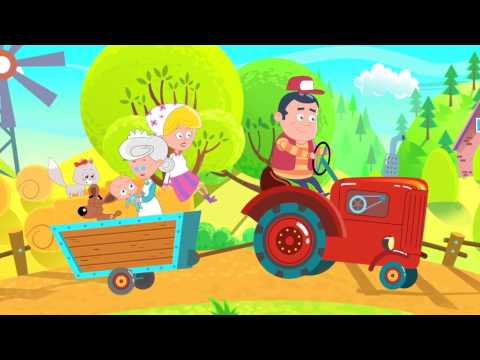 🚜 Taranul e pe camp - cantece pentru copii fermierul Paradisul Vesel TV