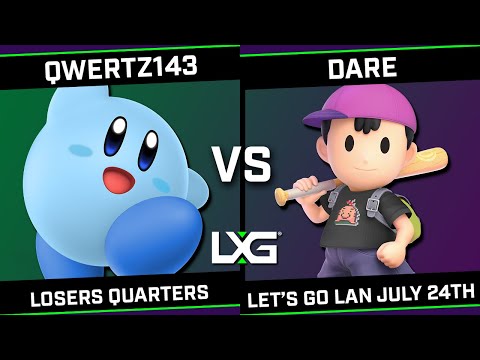 qwertz143 (Kirby) vs Dare (Ness) - LXG Let's Go LAN July 24th