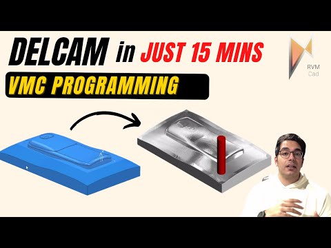Complete CNC Milling Programming CODE done in 15 Mins! DELCAM POWERMILL - VMC Programming Tutorial 💯