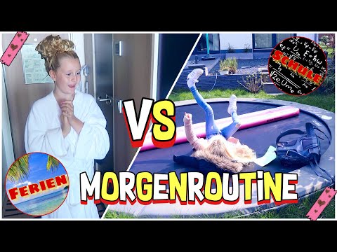MORGENROUTINE SCHULE VS FERIEN URLAUB  | MaVie Noelle Family