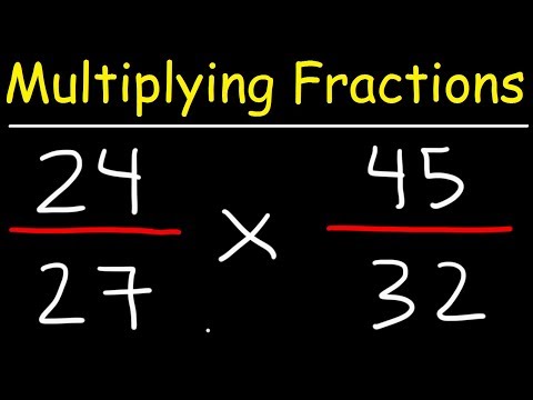 Multiplying Fractions - The Easy Way! Video
