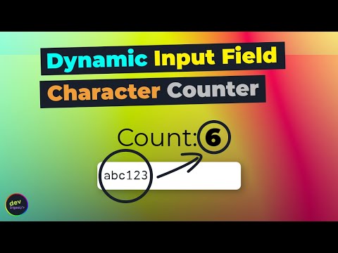 Let s Code A Simple Dynamic Character Counter For An HTML Text Field JavaScript Mini Project
