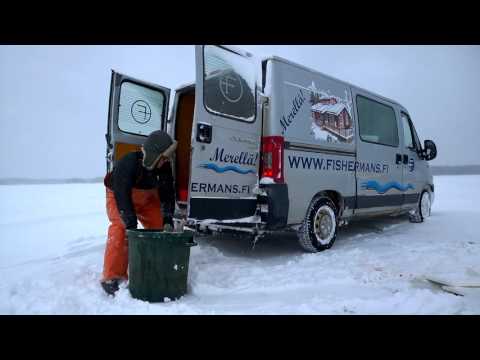 Talvikalastusta verkoilla