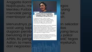 Adian Napitupulu Pasang Badan Dukung Purbaya, Tolak Gunakan APBN Bayar Utang Whoosh!