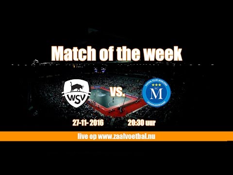 Livestream Zaalvoetbal wedstrijd WSV/Shoepimp - FC Marlène 25 november 2016