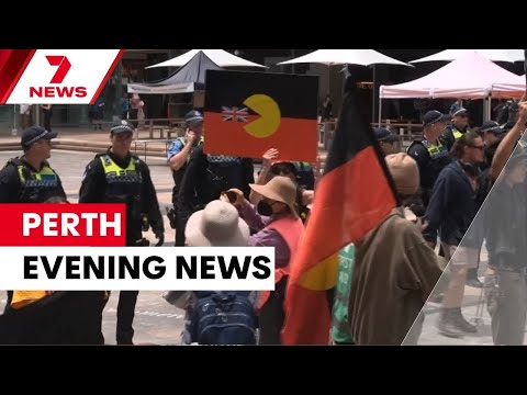 Invasion Day rally evacuated after bomb threat; Beach visit hospitalises two men | 7NEWS Perth