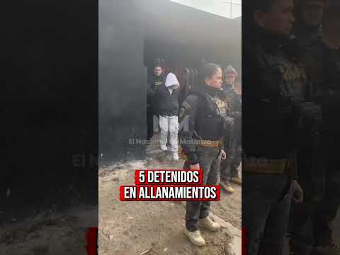 Cinco detenidos en allanamientos en La Matanza
