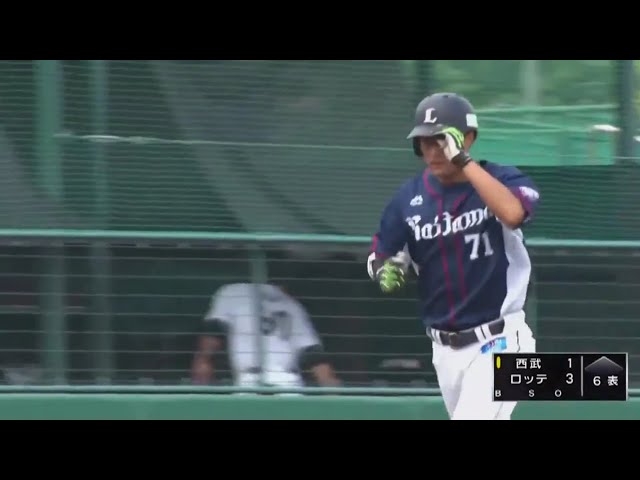 【ファーム】ライオンズ・戸川 反撃の一発‼ 2019/7/17 M-L(ファーム)