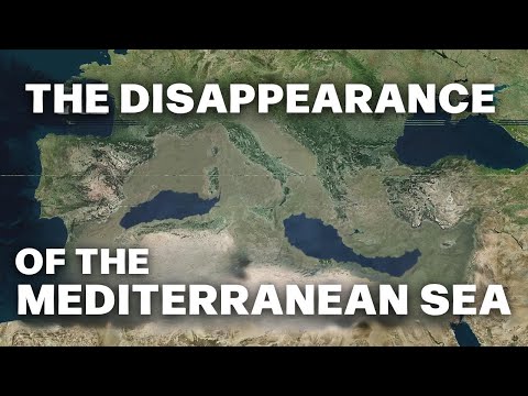 The disappearance of the Mediterranean Sea