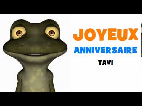 JOYEUX ANNIVERSAIRE TAVI!