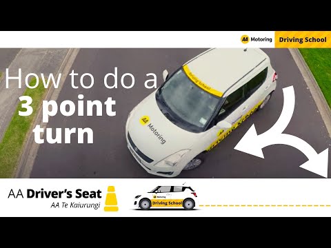 How to do a 3 point turn - Driving lessons with AA Driving School