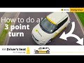 How To Do A 3 Point Turn Driving Lessons With AA Driving School
