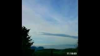 preview picture of video '2014-10-14 Time lapse: la nebbia si dirada nel lago di Garda'