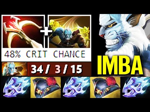 WTF 48% CRIT CHANCE! PHANTOM LANCER Deadalus Talent Imba Build NONSTOP Crit Top Dota 2 Pro Gameplay