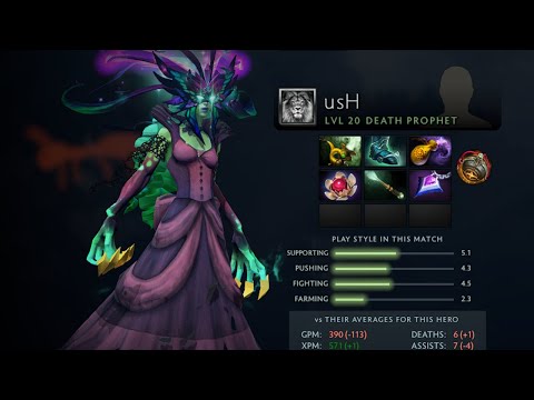 Dota 2 Replay 7.32D usH's Death Prophet Another NA Team vs DogChamp
