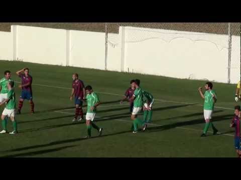 José Cayado al travesaño (RCP Valverdeño 0-0 Extremadura UD) J7 '12-'13