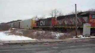 preview picture of video 'CN Local With 2 GP38's Part 1'