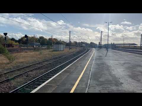 Network Rail Class 43014 + Class 43062 with the NMT arrives at Darlington on Derby R.T.C to Heaton
