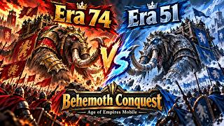 Era 74 vs Era 51 | Behemoth Conquest | Age of Empires Mobile