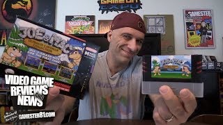 New  SNES Game - Joe & Mac Ultimate Caveman Collection