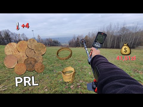 107# Wykopki monety stare PRL i dwa obroczka zwykłe ! Equniox 800