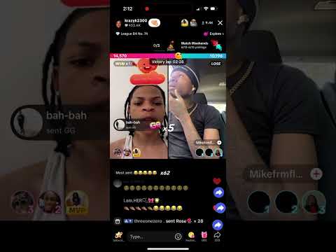 KrazyK going back and forth on TikTok live !