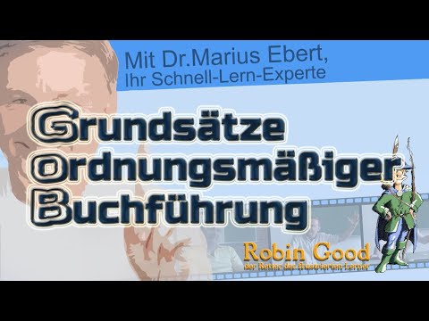 Grundsätze ordnungsmäßiger Buchführung (GoB)