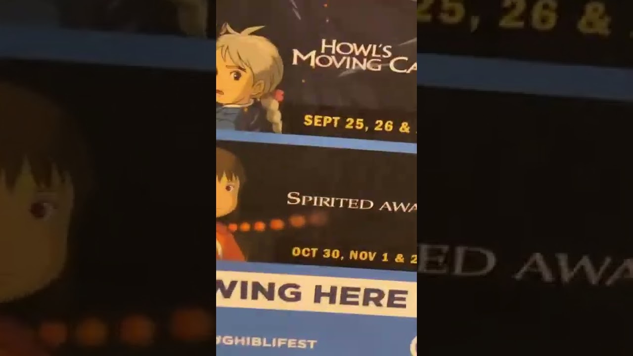 studio ghibli in theatres 🥺