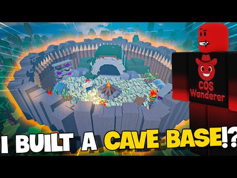 I Built the Best Cave Base in 99 Nights in a Forest