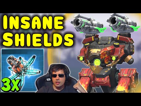 ENDLESS SHIELDS! Bulwark 3x Fortifier Max War Robots Gameplay Mk2 WR