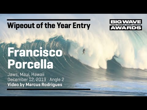 Francisco Porcella at Jaws 2 - 2020 Wipeout of the Year Entry  - WSL Big Wave Awards
