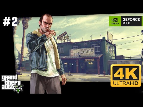 Grand Theft Auto 5 4K Ultra Graphics Gameplay Part 2 - GTA 5 PC 4K 60FPS