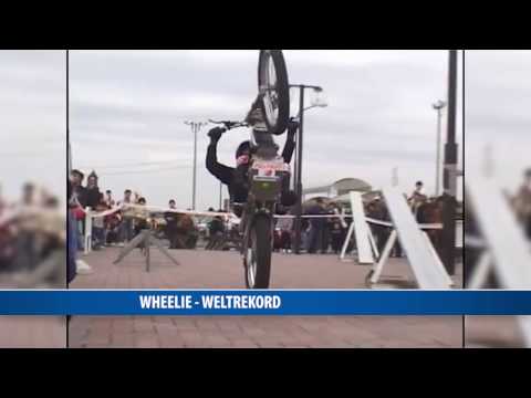 Masaru Abe bricht Wheelie-Weltrekord