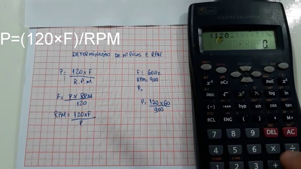 #Matemática na Bancada - Calculando RPM, Pólos e Frequência de Motores Elétricos