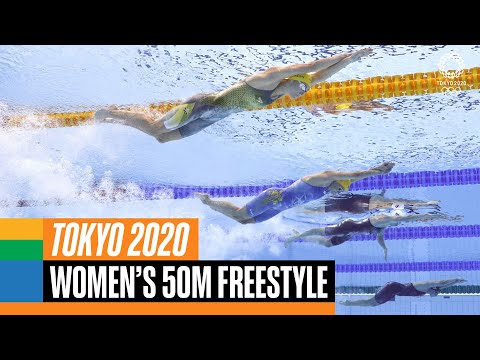 Swimming: Women's 50m Freestyle Final | Tokyo 2020 Replays