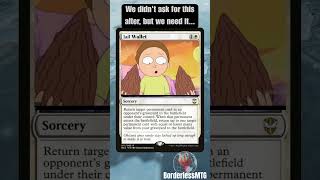 Rick and Morty Magic: The Gathering? #mtg #mtgarena #magicthegathering