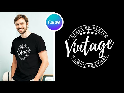 How to Design a Rolling Text T Shirt in Canva