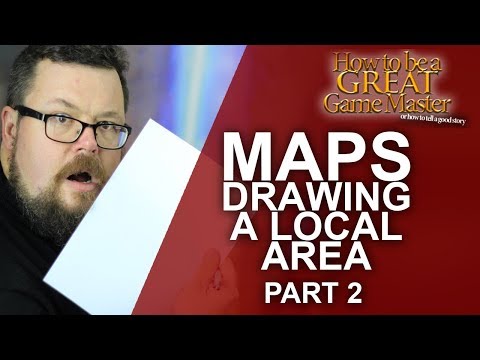 Map Drawing: A Local Area - Part 2 - Arkanvale - Game Master Tips - How to be a great game master