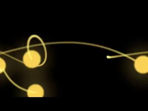 Club Visuals 585 - Fast Golden Particles Free Motion Background HD