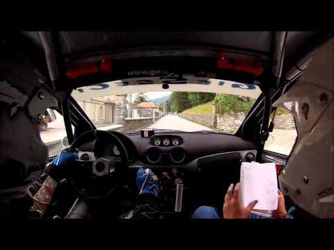 Camera car 50° Rally Valli Ossolane. Bertani-Passera C2  A6 Giesseci P.S. 6 Zornasco