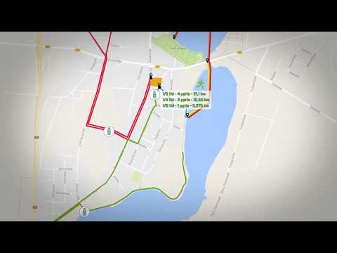 Prezentacja trasy Garmin Iron Triathlon Ślesin