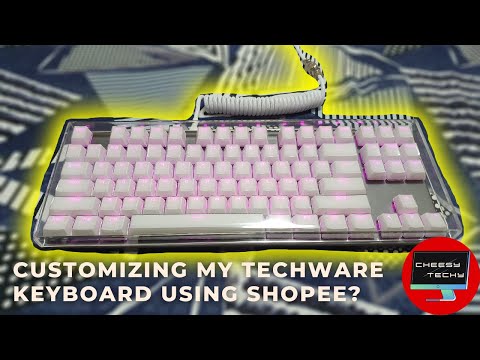 Transforming My Tecware Keyboard with Shopee Accessories! - #unboxing #customkeyboard #shopee #tech