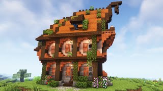 Minecraft | How to build a Fantasy House (Sailing ship House) | Tutorial