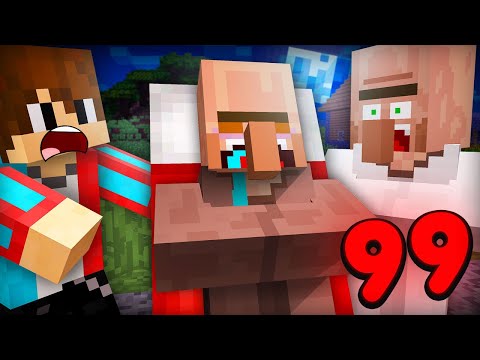 ЭТОТ ЖИТЕЛЬ СПИТ УЖЕ 99 ДНЕЙ В МАЙНКРАФТ | Компот Minecraft