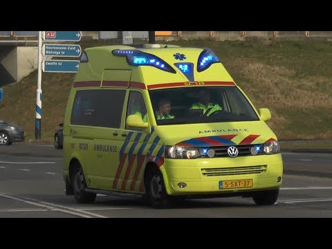 A1, Silverline Ambulance 02-129 Heerenveen naar melding