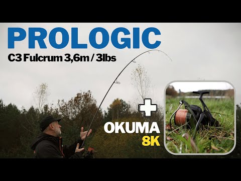 Nowość 2021 - wędka Prologic C3 Fulcrum FS i kołowrotek Okuma 8K